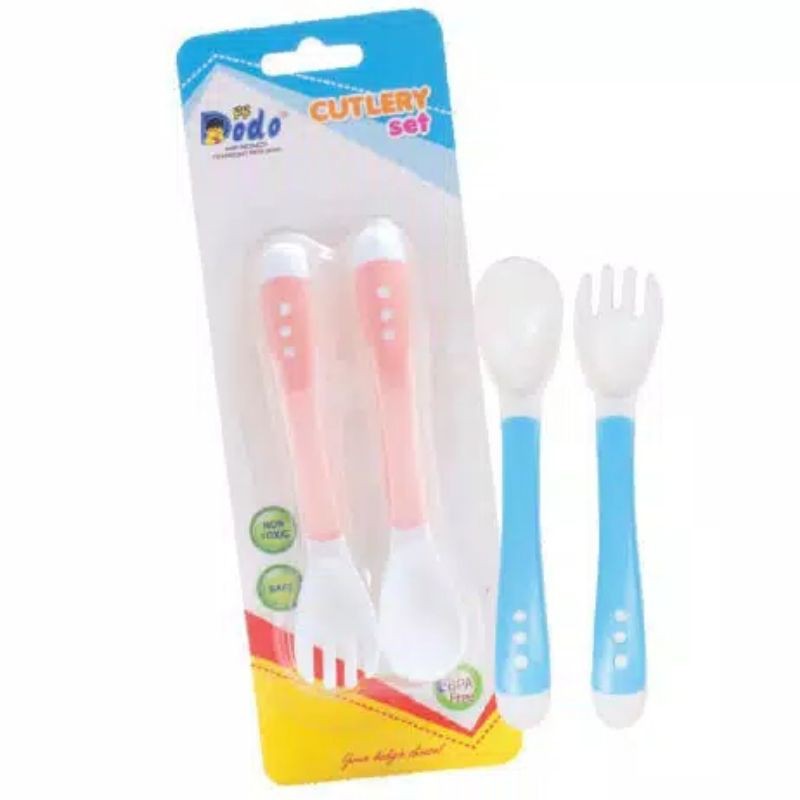 Dodo DAC-038 Cutlery Set Sendok Garpu Makan Bayi isi 2