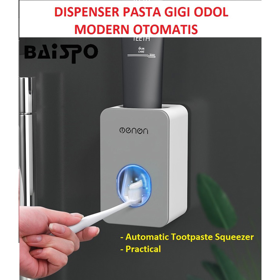 Dispenser Pasta Gigi Odol Modern Otomatis - Automatic Tootpaste Squeezer - Hijau-BAISPO