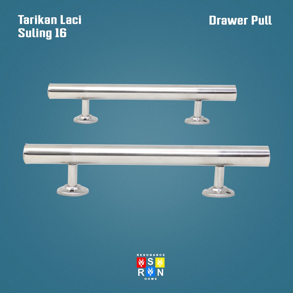 Tarikan Laci Lemari Jendela Model Suling Bulat 16CM / Handle Gagang Pintu Drawer Pull Door Knob Resonance Home