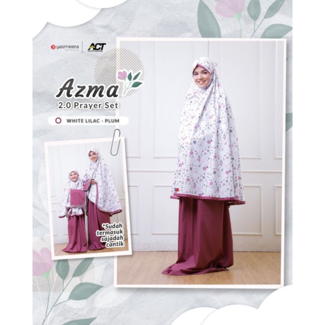 Mukena Azma Prayer Set by Yasmeera