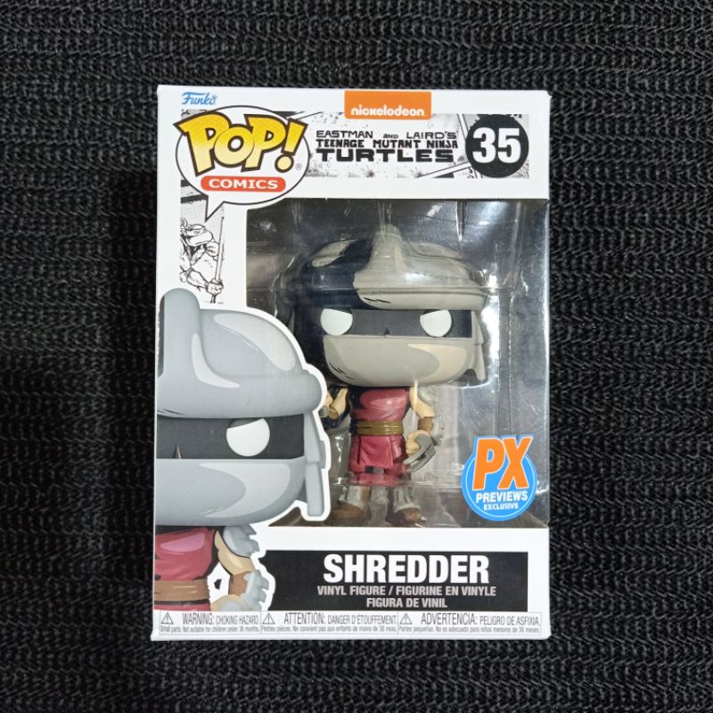 Funko Pop nickelodeon: EASTMAN AND LAIRD'S TEENAGE MUTANT NINJA TURTLES: SHREDDER #35 (PX Previews E