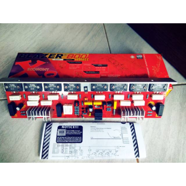 Kit driver power amplifier blazer mono 800 watt sanken A1295 C3264 ori