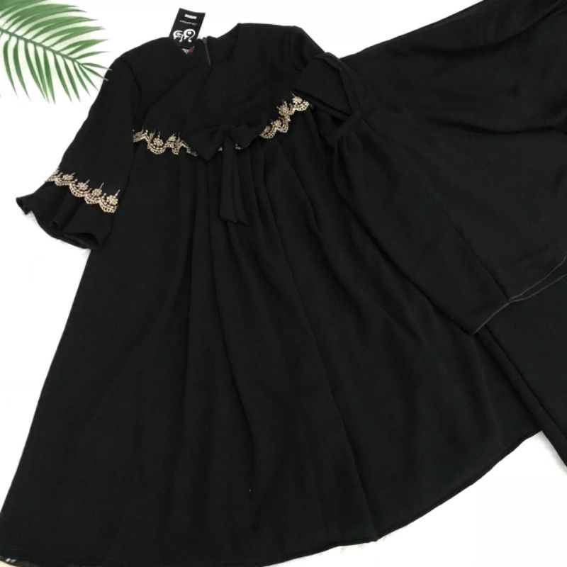 Am05 Set Gamis Jilbab Safar dan Jilbab Cadar Tali Anak 1-12 tahun