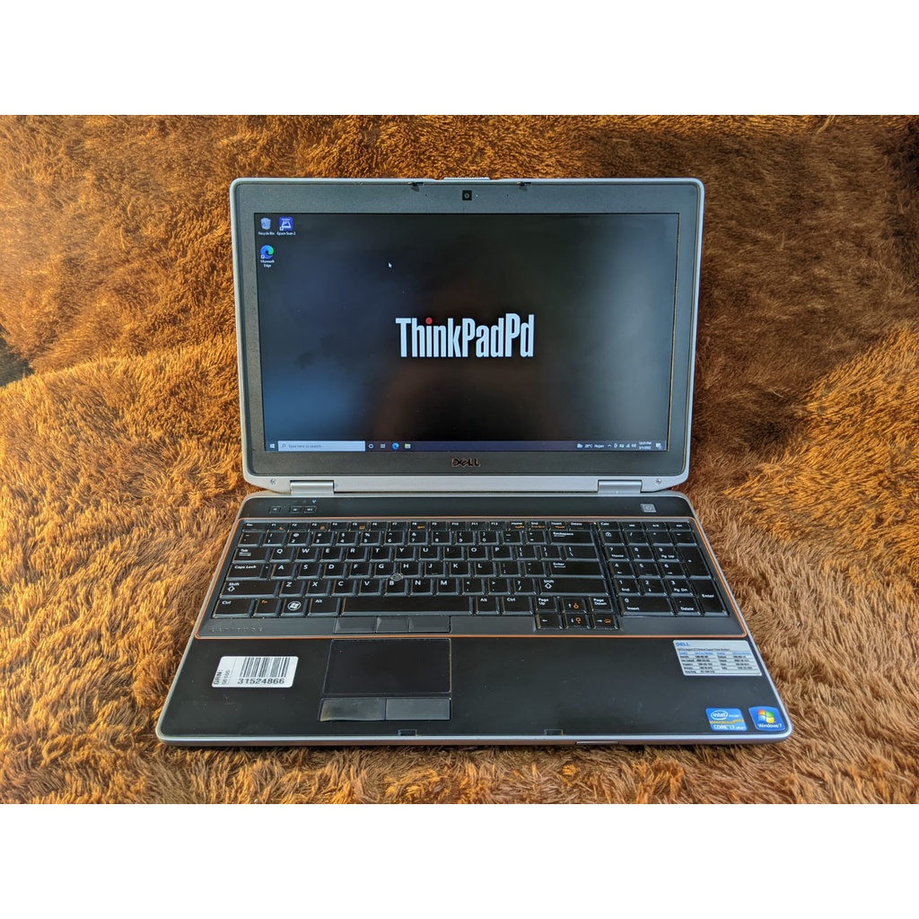 Laptop Render Desain Dell E6520 Core i7 2620M Nvidia Quadro