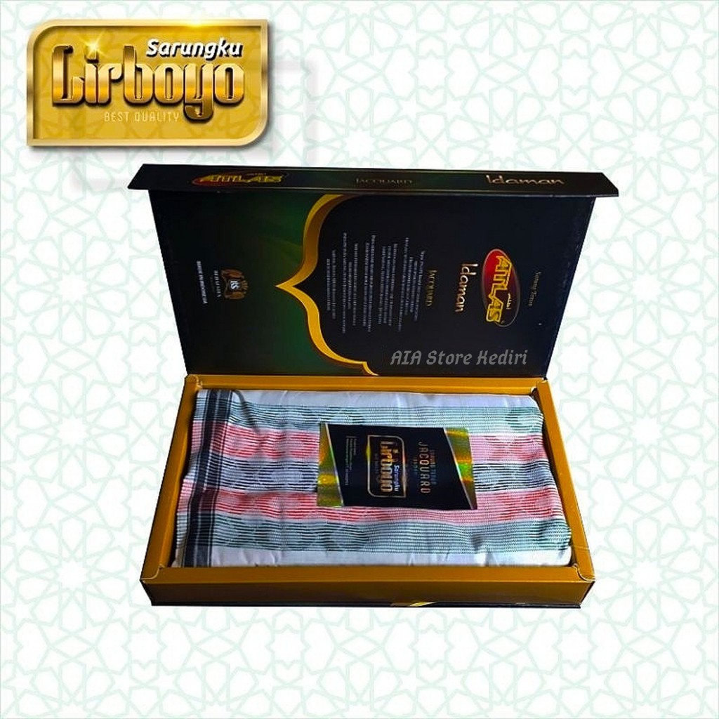 Sarung Seragam Lirboyo Atlas Idaman Jacquard