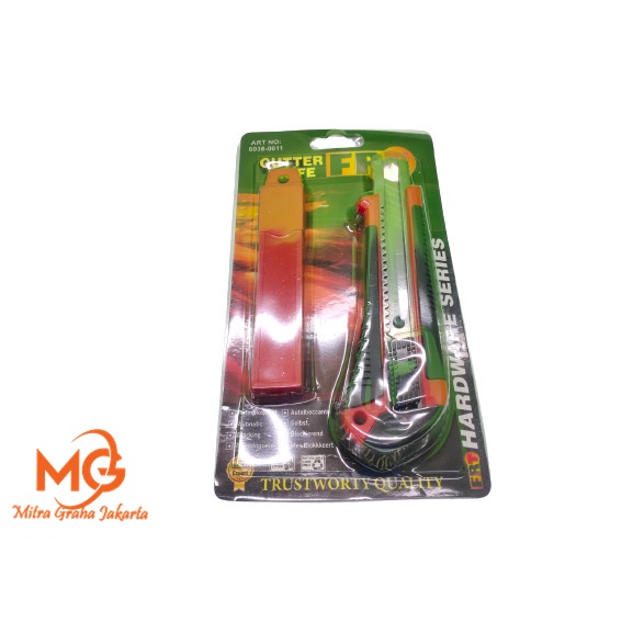 

Pisau Cutter Besar FRT + Isi Refil Cutter Kater Blade FRT A-100 A100 MGJ