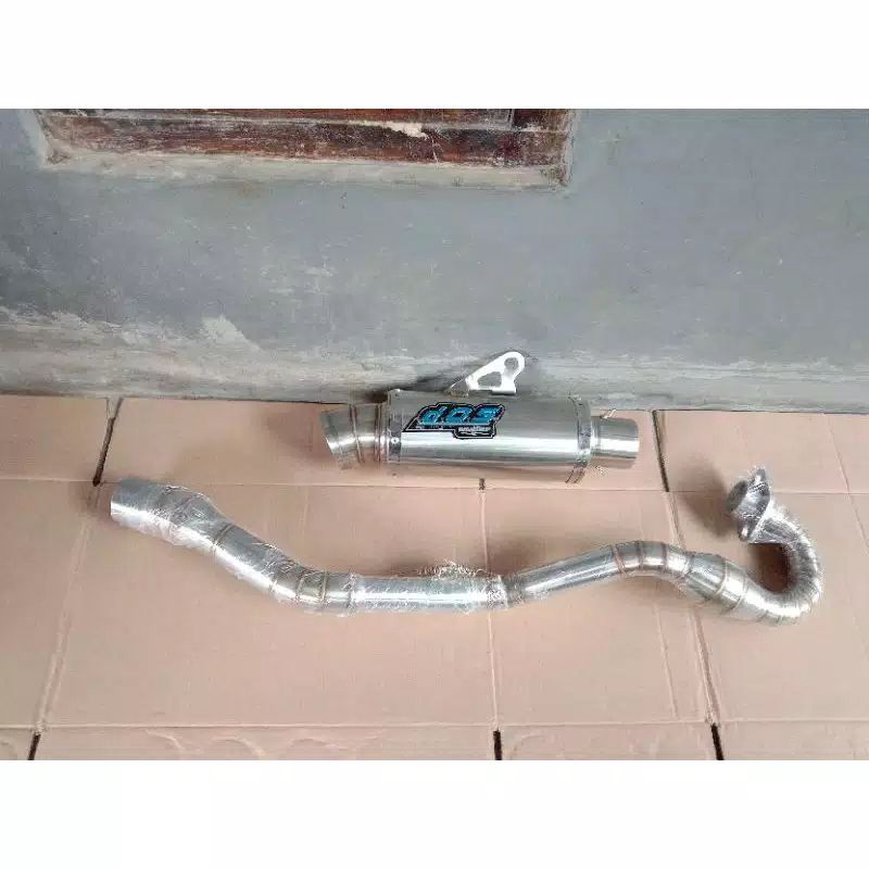 knalpot DOS KLX crf dractaker kolong atas