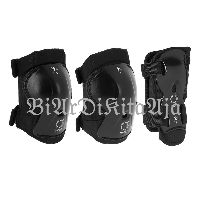 Dekker Sepatu Roda Anak Skuter - Play Inline Skates And Protector Set Of 3 Oxelo
