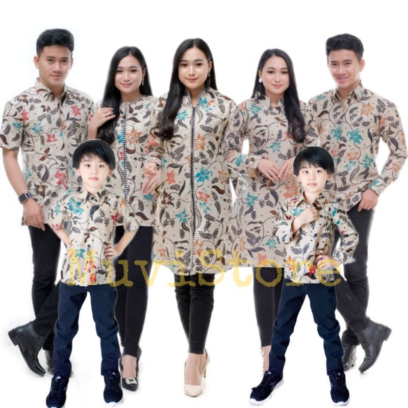 [Bisa COD] Couple Batik / Pasangan Terbaru 2021 / Atasan Batik Terbaru / Couple Batik Tunik / Kemeja