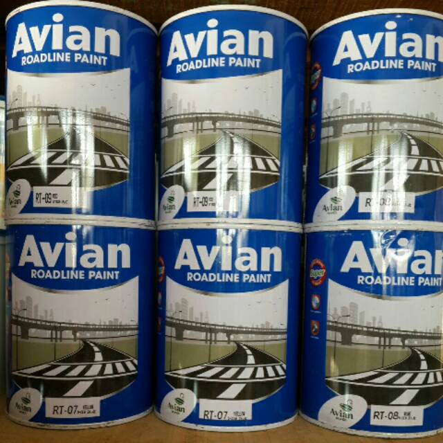 Cat Marka Jalan Avian Roadline Paint 1kg Avian Brands