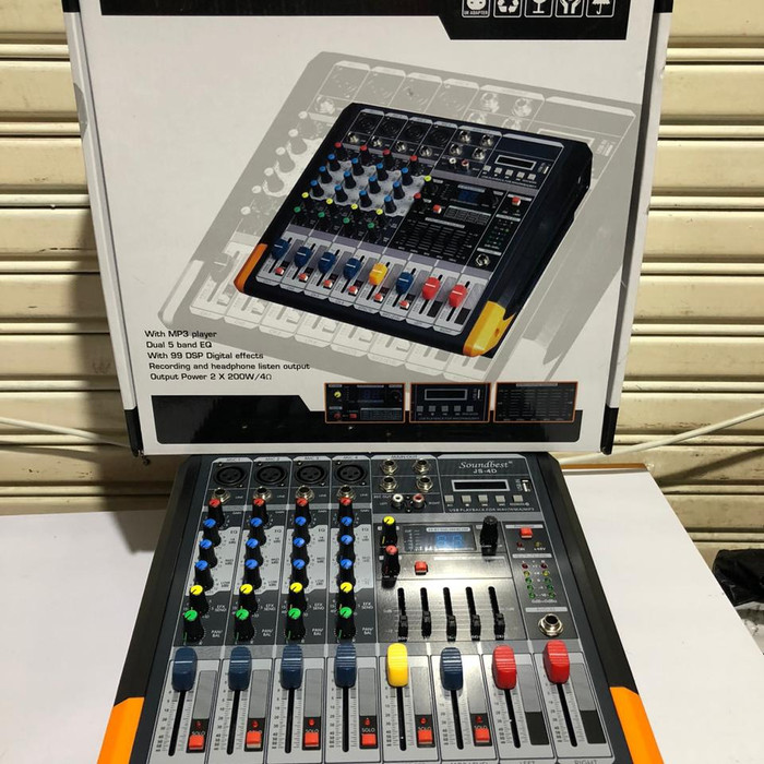 POWER MIXER AUDIO SOUNDBEST JS-4D (4 chanel )