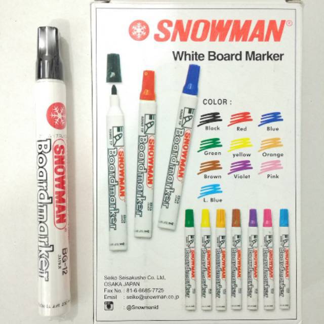 

Spidol snowman whiteboard