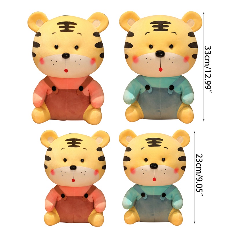 Mary9/13in Mainan Figure Boneka Harimau Untuk Boneka Interaktif Mainan Mewah Lucu Dicuci Sofa Ornamen Pacar Lahir