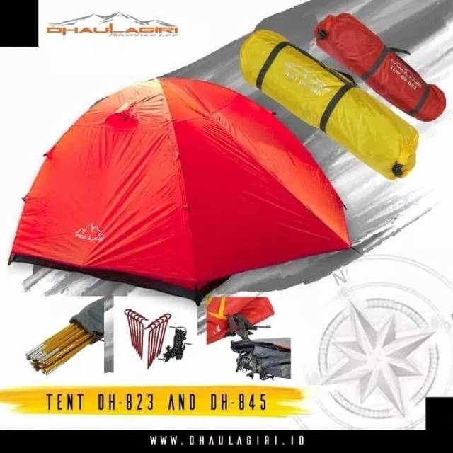 Tenda Ultralight Kapasitas 2/3 DH 823