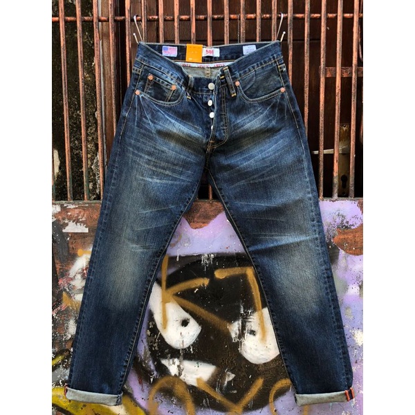 Celana Jeans Pria LV Made In Usa Distro Original Premium/Celana Jeans Cowok LV Distro Premium