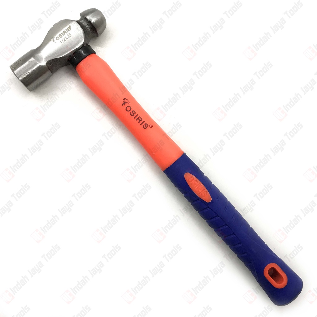 OSIRIS Palu Konde Gagang Fiber 1/2 LB 8 oz Martil Bulat Hammer