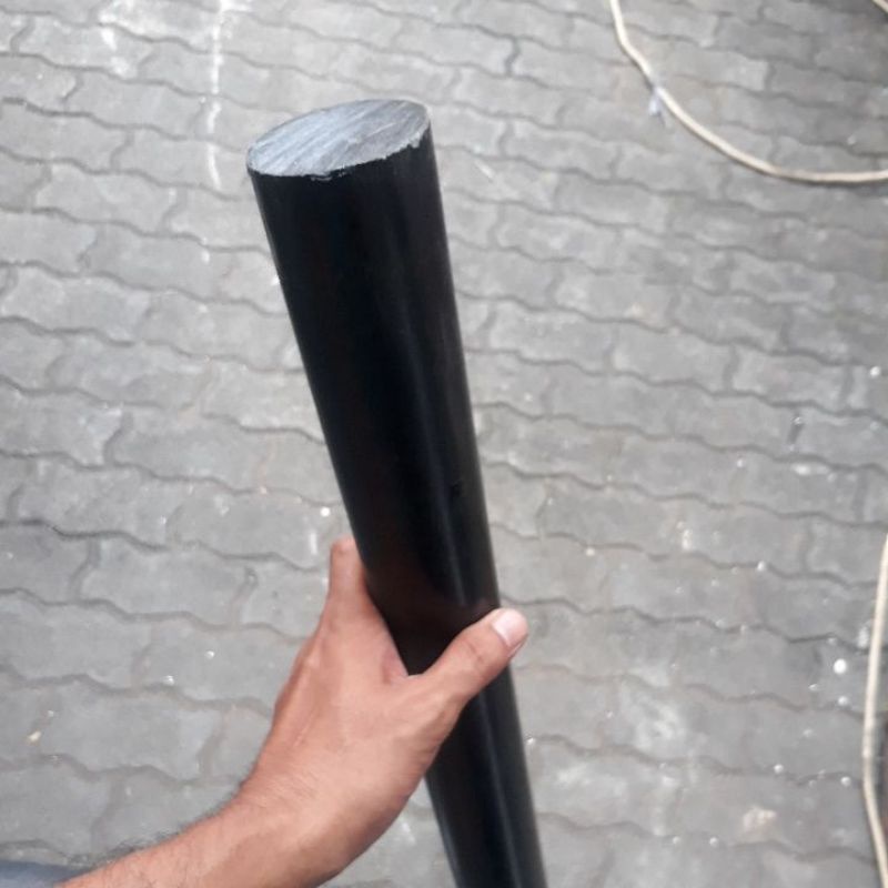 Nylon Pe Rod/nylon Pe batangan hitam 80mm x 20cm