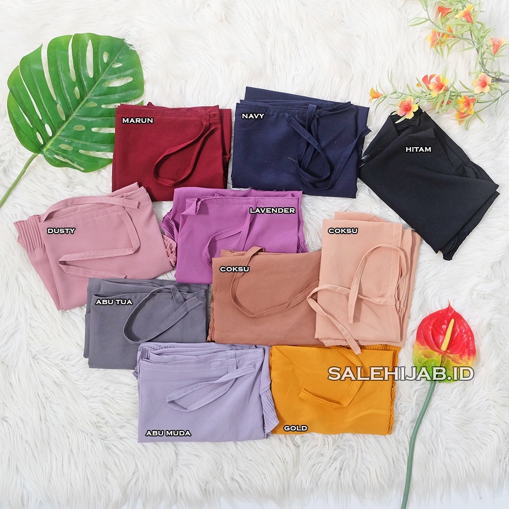 BERGO MARYAM TALI PLISKET DIAMOND PREMIUM || JILBAB INSTAN PLEATED DIAMON-3