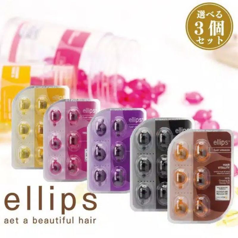 ELLIPS HAIR VITAMIN (6 Capsule ) Original BPOM