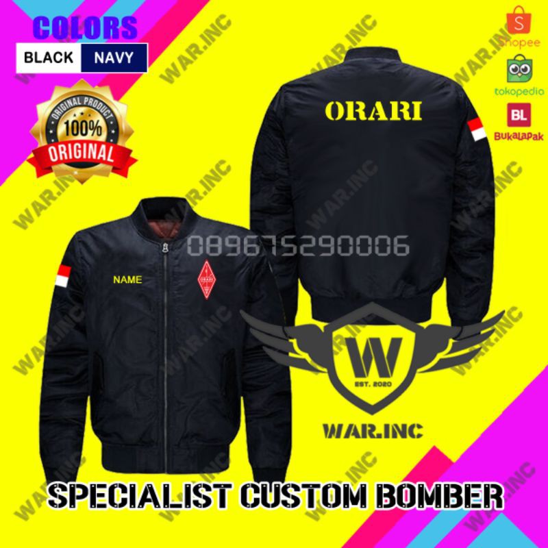 Jaket Bomber ORARI