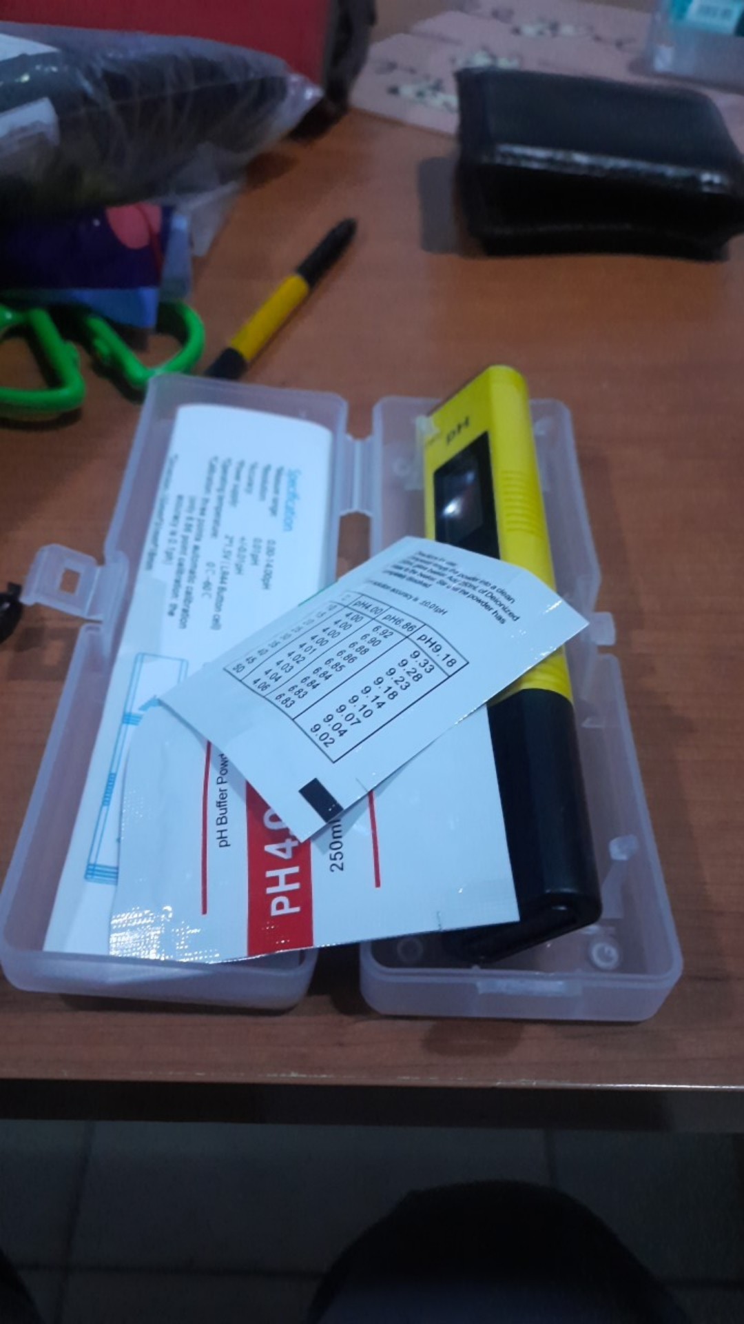 Alat Laboratorium / Ph Meter Digital Alat Ukur Kadar Air Akuarium Hidroponik