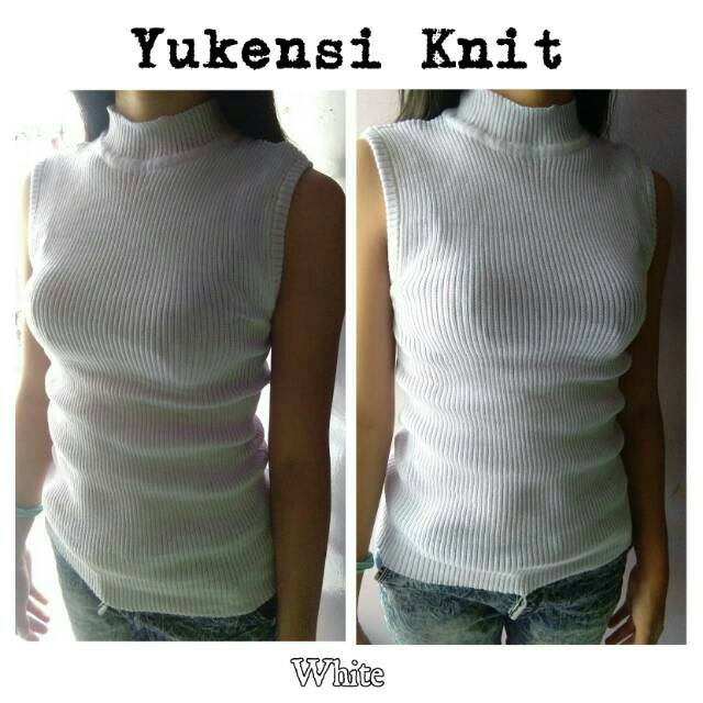 Yukensi | Tank Top | Daleman Tanpa Lengan | Inner Rajut Sleeveless