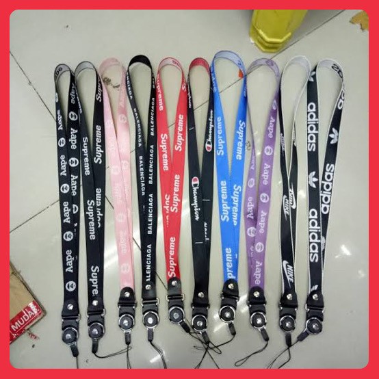 BOS - TALI HP BRANDED | KALUNG GANTUNGAN HANDPHONE GUCCI FILA ADIDAS PUMA NIKE DLL