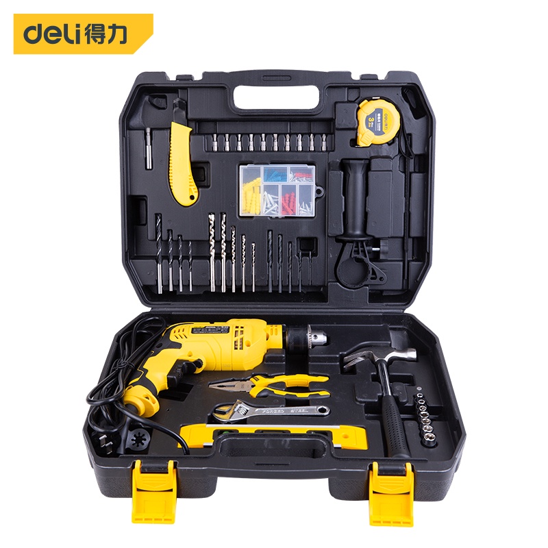 Deli Impact Driver Set / Set Bor Perkakas 116 Pcs Efisien Mudah Digunakan Alat Perkakas DL6011