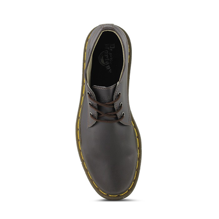 Sepatu dr.martens unisex pria dokmar boot pendek kulit docmart low Coklat