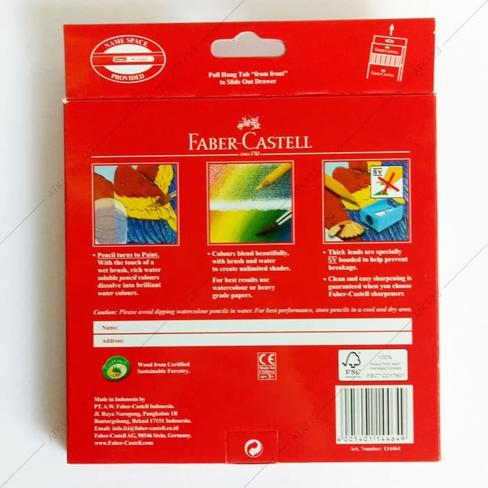 

Ready Stok Pensil Warna Faber Castell 24 Watercolour Pencils 114464 Limited