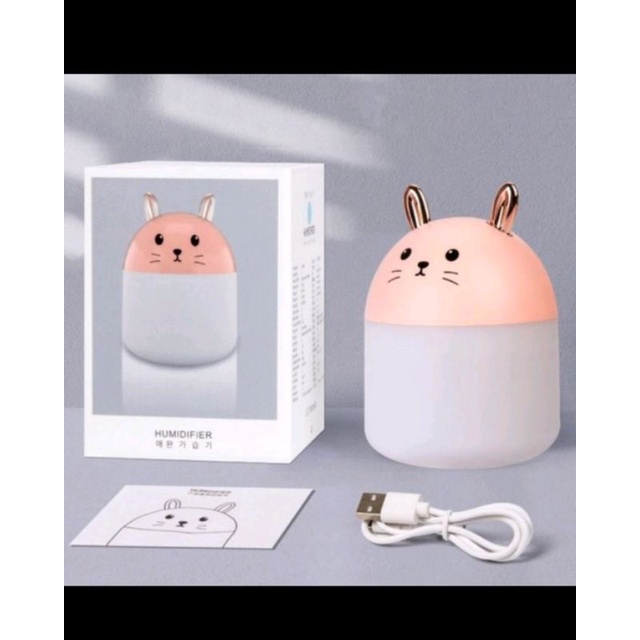 humidifier cute rabbit pelembab udara ruangan cat