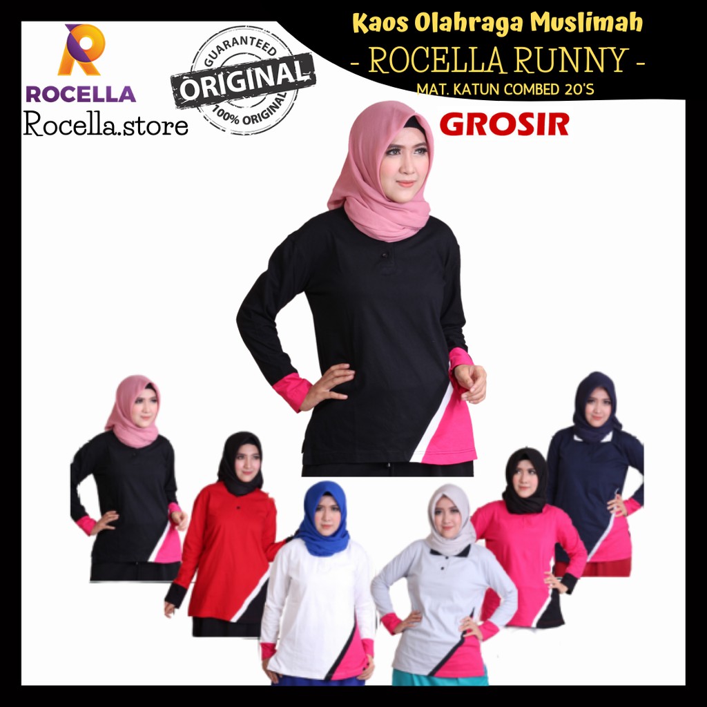  KAOS  OLAHRAGA WANITA  GROSIR BISA COD SERAGAM 