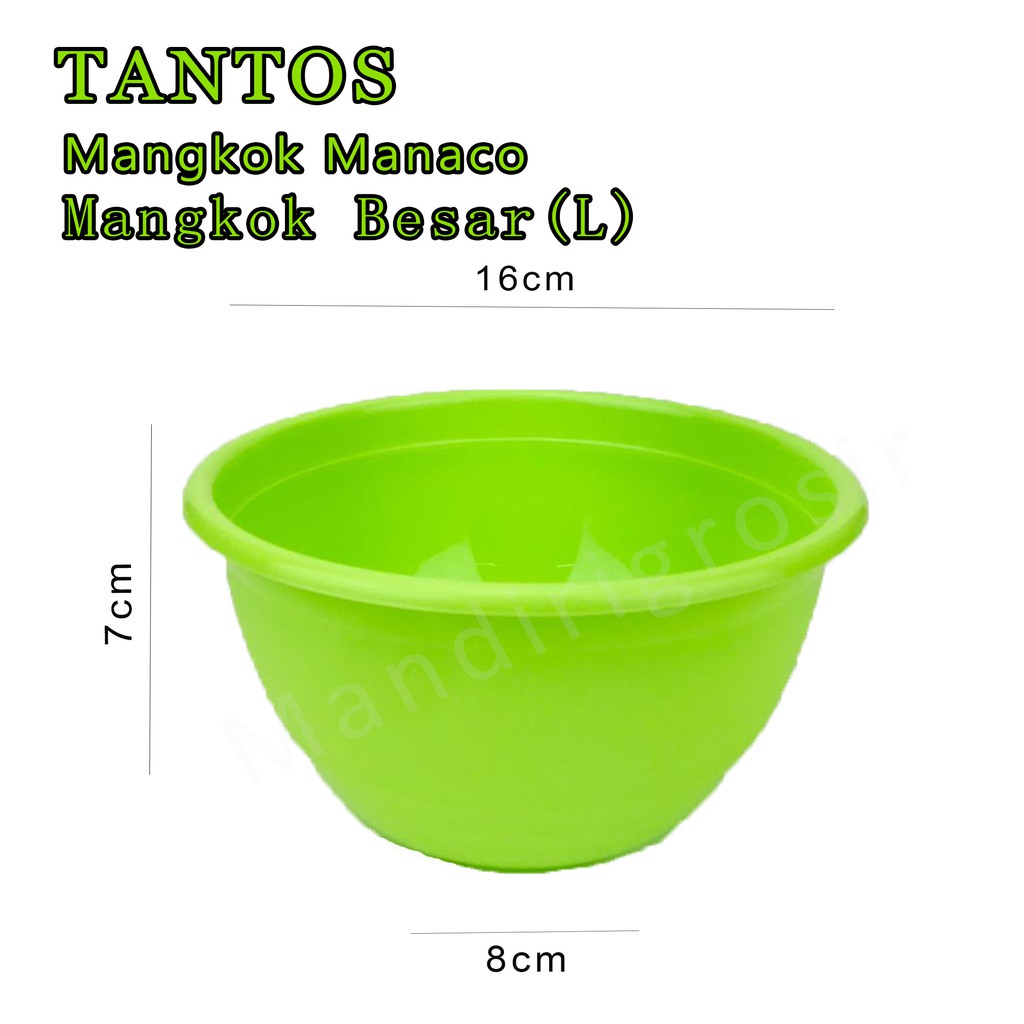 Tantos * Mangkok Manaco * Mangkok Kecil (S) * 5281 * (M) * 5282 * (L) * 5283