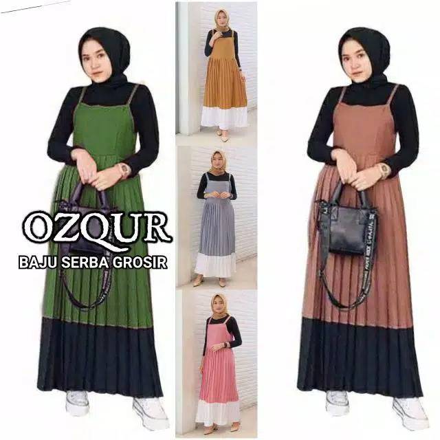 Tisha overall pakaian wanita fashion muslim baju remaja