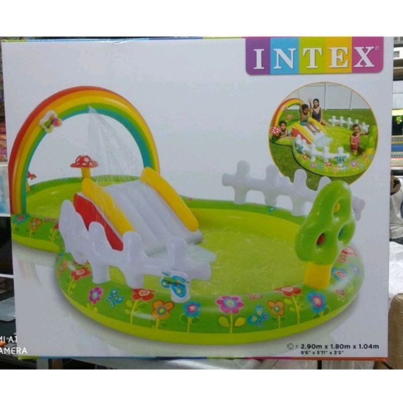 Kolam renang anak perosotan intex my garden play centre 57154