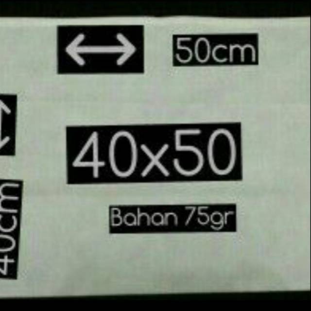 

Dustbag uk.40x50 tebal
