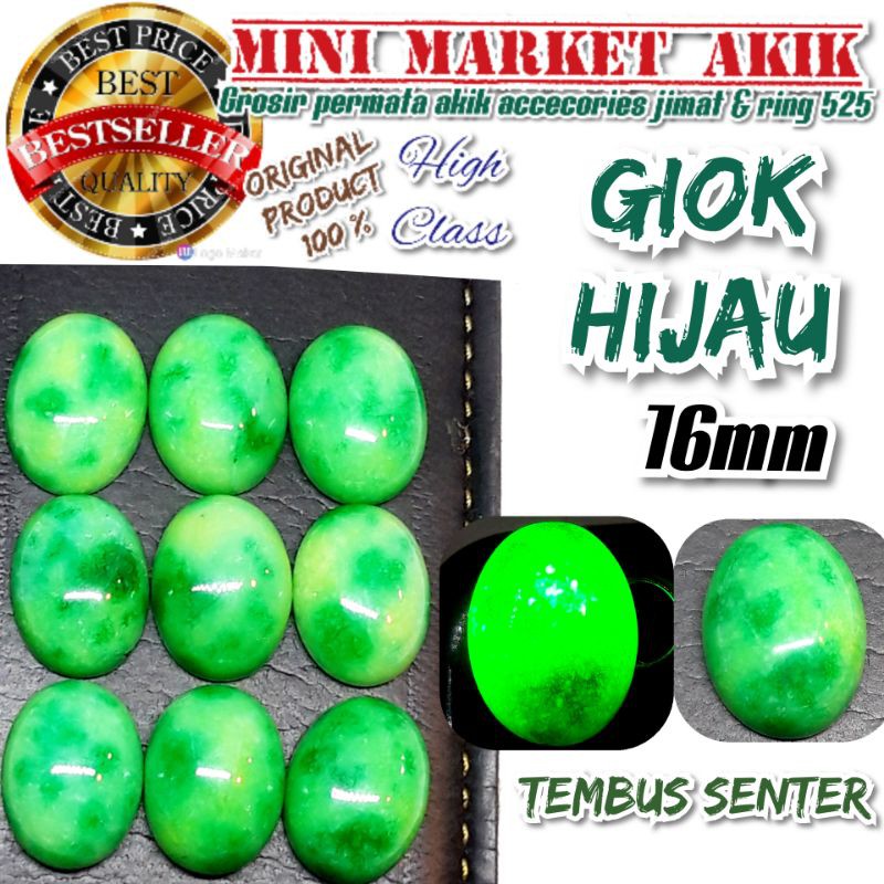 Batu akik giok hijau cina termurah terlaris