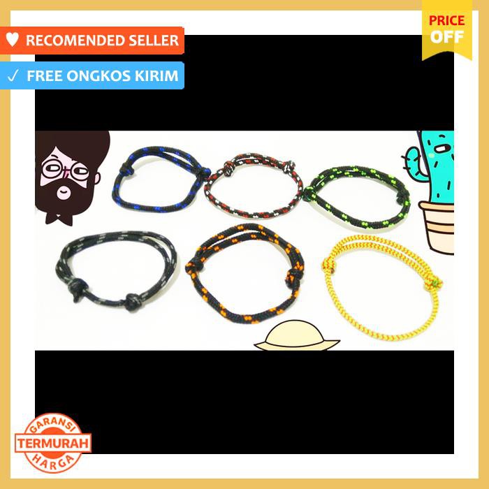 GELANG KAKI TALI PARACORD TEBAL PRIA / WANITA