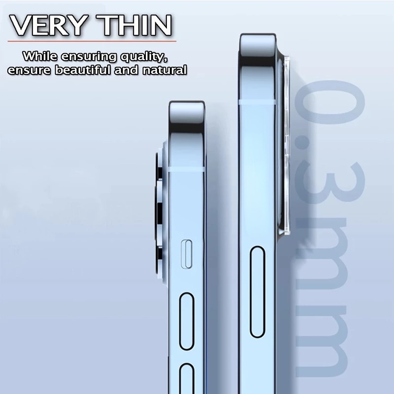 Tempered Glass Pelindung Lensa Kamera Handphone Seri 13 / 14