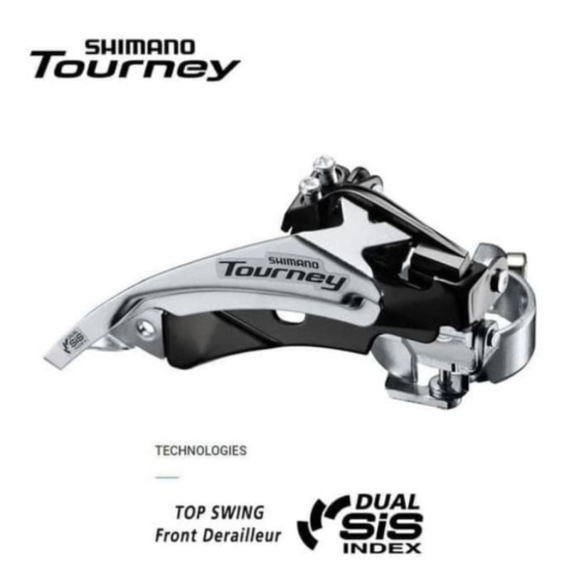 FRONT DERAILLEUR FD SEPEDA SHIMANO TOURNEY TY510 MAX 48T 3 SPEED OPERAN ORIGINAL