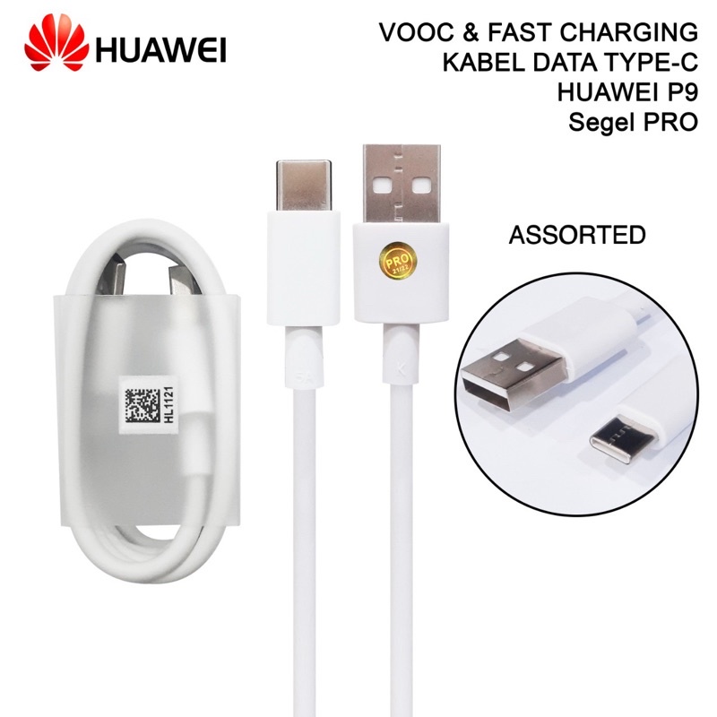 KABEL CHARGER HUAWEI P9 KABEL DATA HUAWEI P9 VOOC FAST CHARGING TYPE C