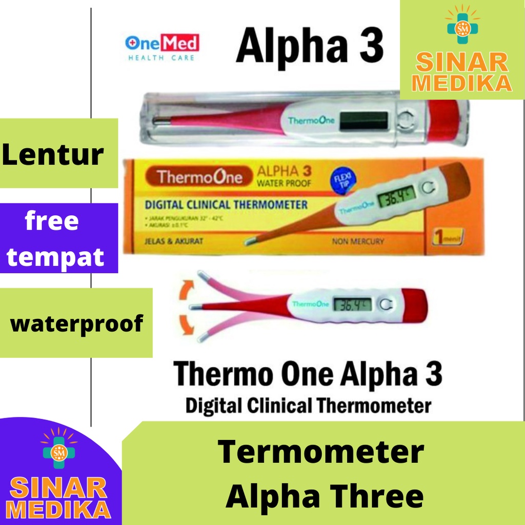 TERMOMETER DIGITAL ONEMED ALPHA / THERMOMETER ALPHA