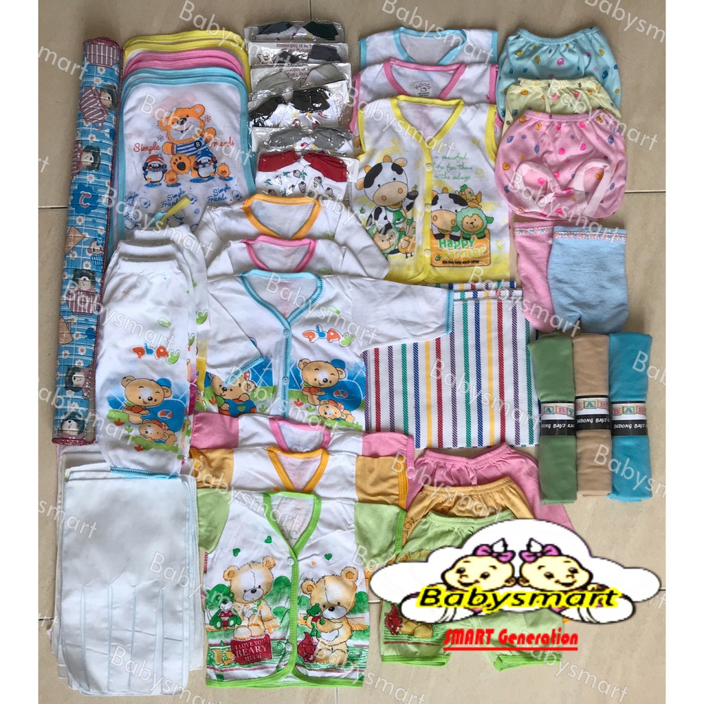 BABYSMART - Paket Hemat Perlengkapan Bayi Baru Lahir (New Born) Ekonomis PAKET MELODY 03