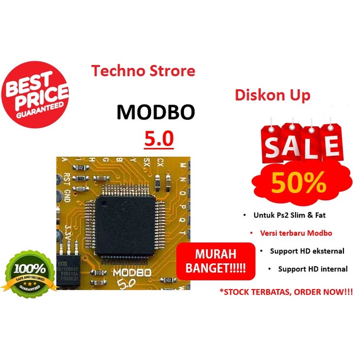 Modbo 5.0 ic Matrix untuk pasang Hardisk ps2 slim & fat Paling Murah ORIGINAL Original original