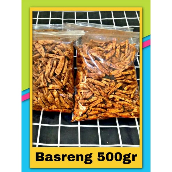 

(MURAH) BASRENG PEDAS DAUN JERUK 500GRAM