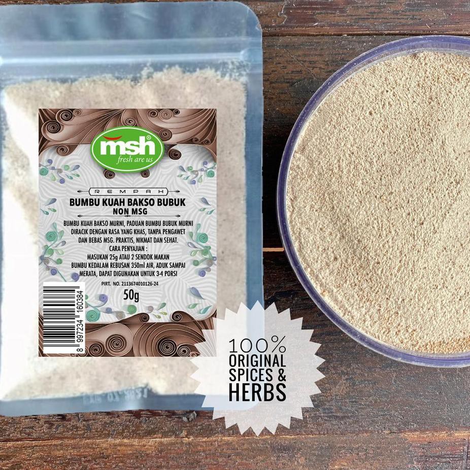 

D94ღ Bumbu Kuah Bakso Bubuk Non MSG Terlaris!!