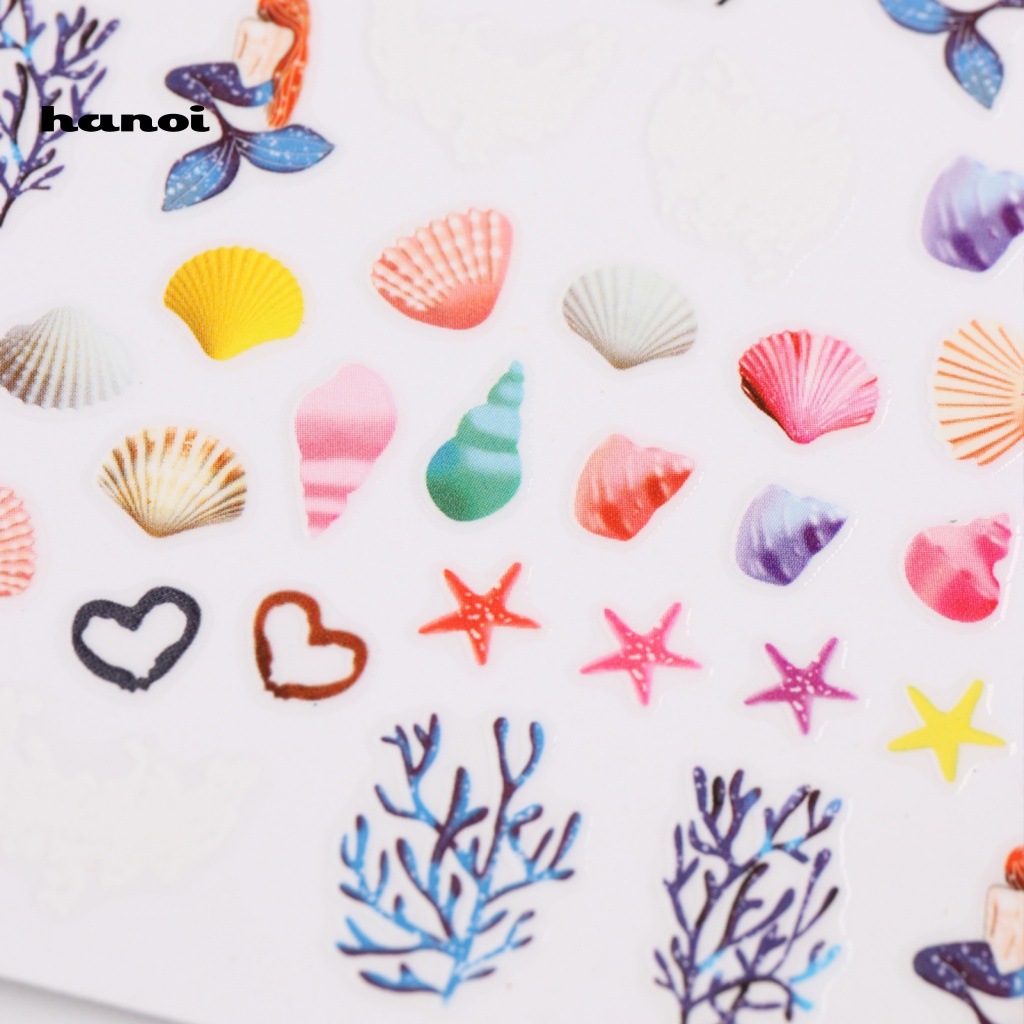 Stiker Kuku Motif Kartun Tahan Pudar Untuk Ornamen Manicure