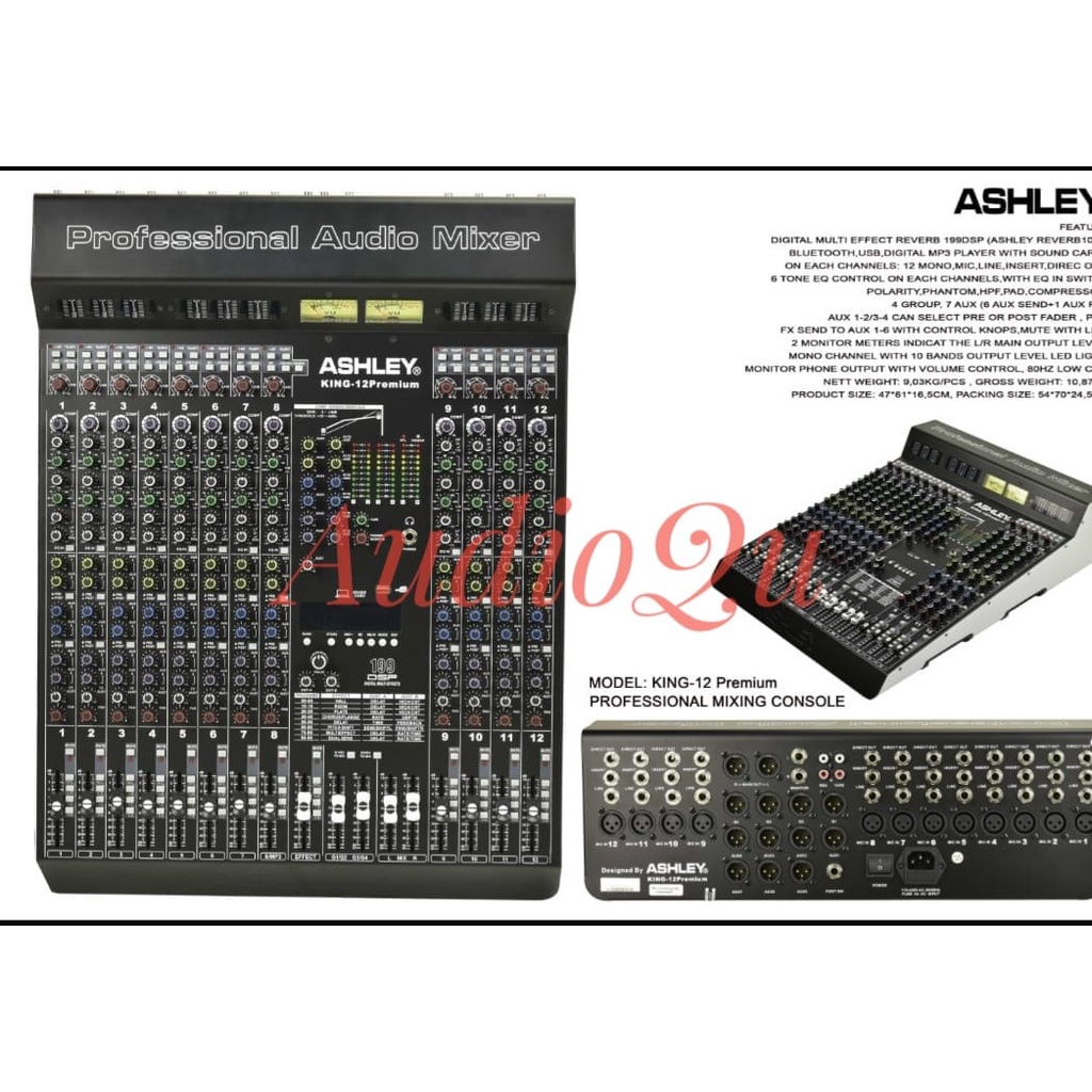 MIXER ASHLEY KING 12 PREMIUM KING12 PREMIUM KING12PREMIUM ORIGINAL