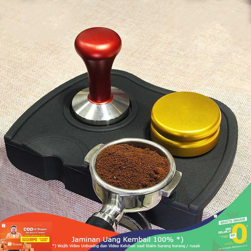 (BISA COD) RVOSTR  Silicone Holder Mat Tamper Kopi Espresso Barista - LB4148