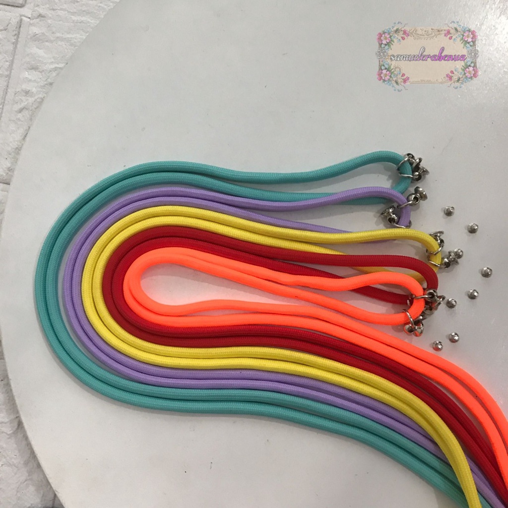 Tali baut sling case slingcase Tali Lanyard Hp Strap Gantungan leher plus Mur + Baut sekrup stainless candy koper choice dove universal SB3061